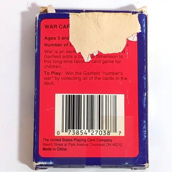 Vintage 1978 Garfield The Cat Comic Strip War Card Game Deck Complete 36 Cards - Picture 3 of 3